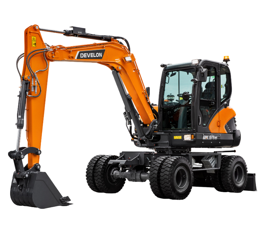 Экскаватор Develon DX57W-7