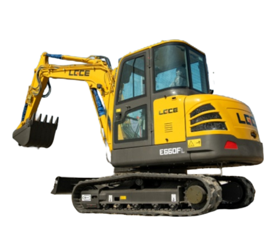 Экскаватор LGCE E660FL (Резиновая гусеница. Двухпоточная гидролиния)