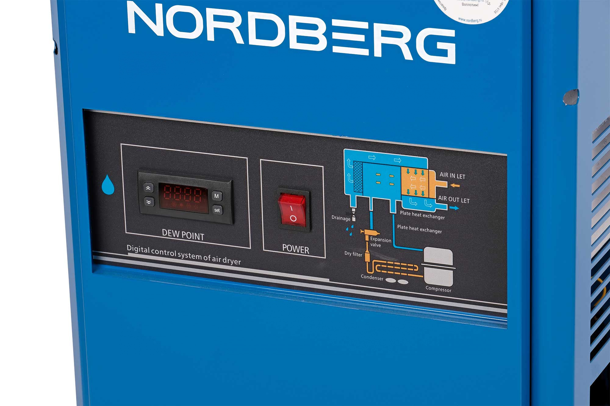 Осушитель воздуха NORDBERG NCD20