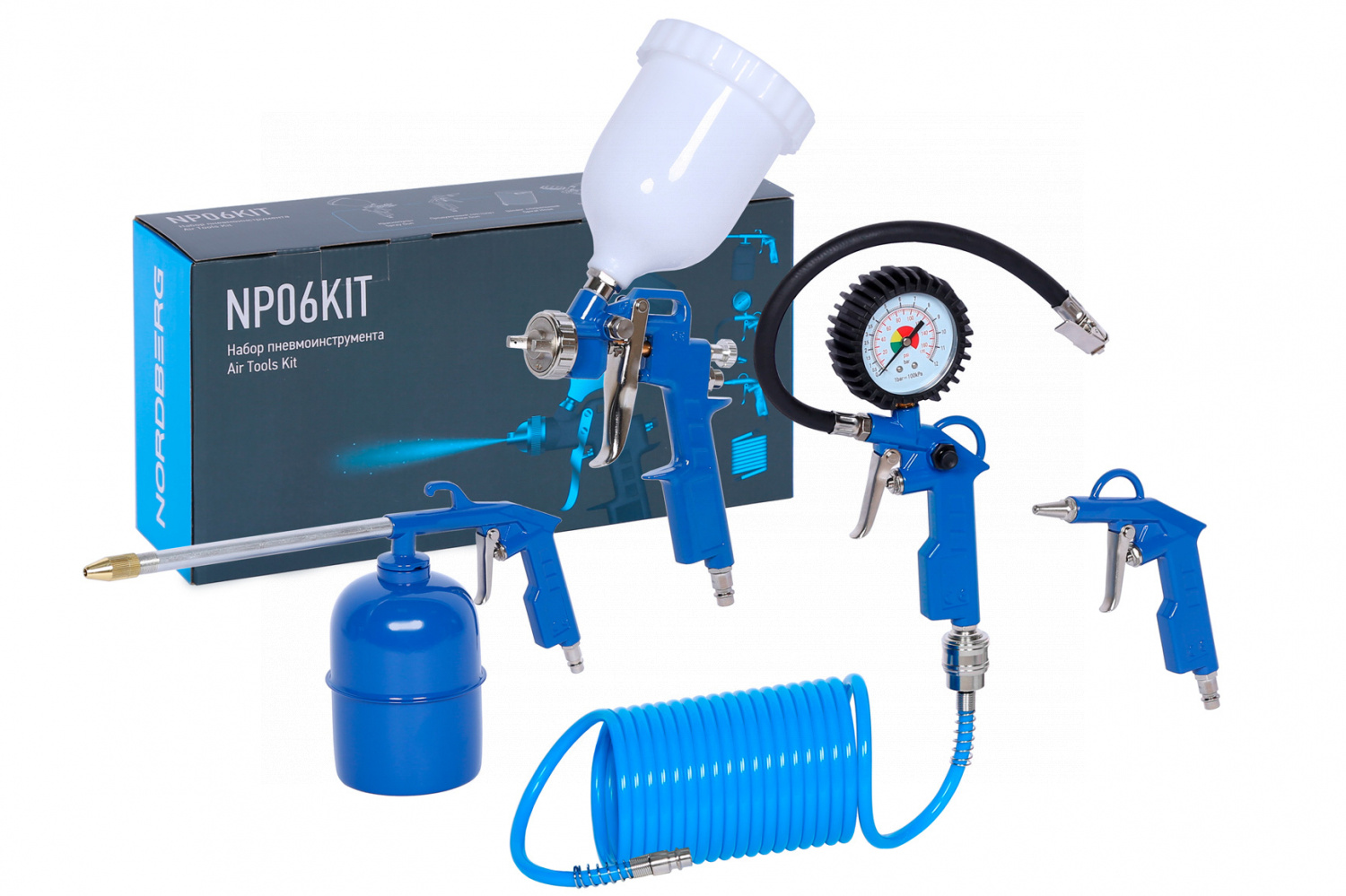 Набор пневмоинструментов NORDBERG NP06KIT
