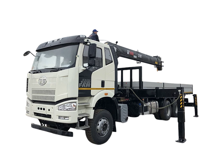 Бортовой FAW CA3250 с КМУ HIAB 270