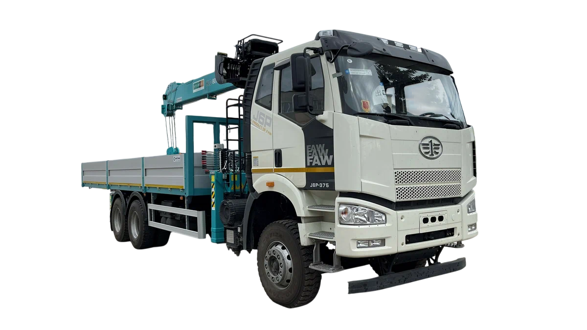 Бортовой FAW CA3250 с КМУ HKTC 7016