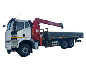 Бортовой FAW CA3250 с КМУ HORYONG 216