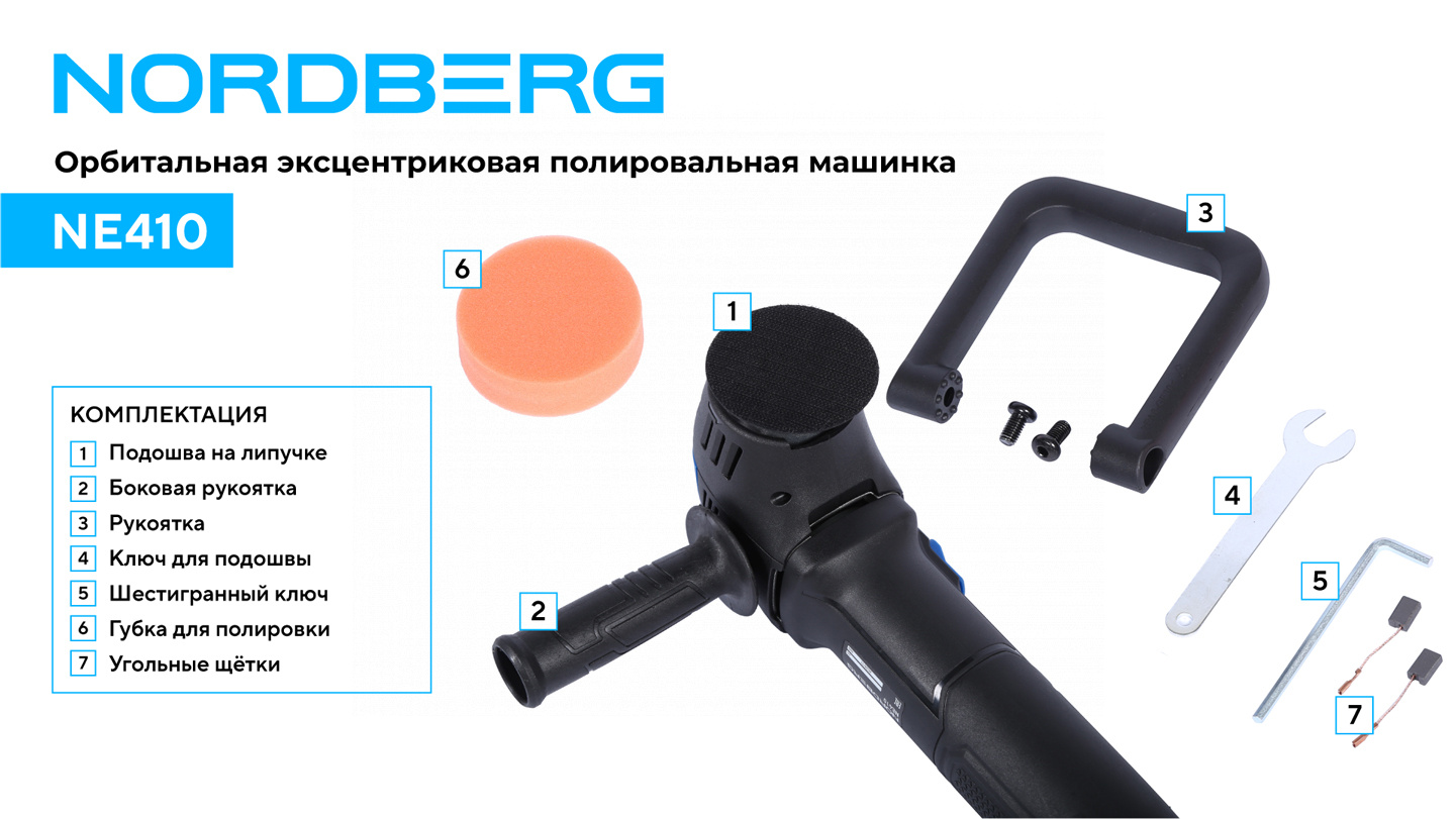 Полировальная машинка NORDBERG NE410